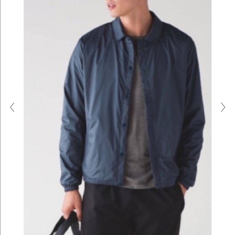 Navy Lululemon Coach Jacket EUC